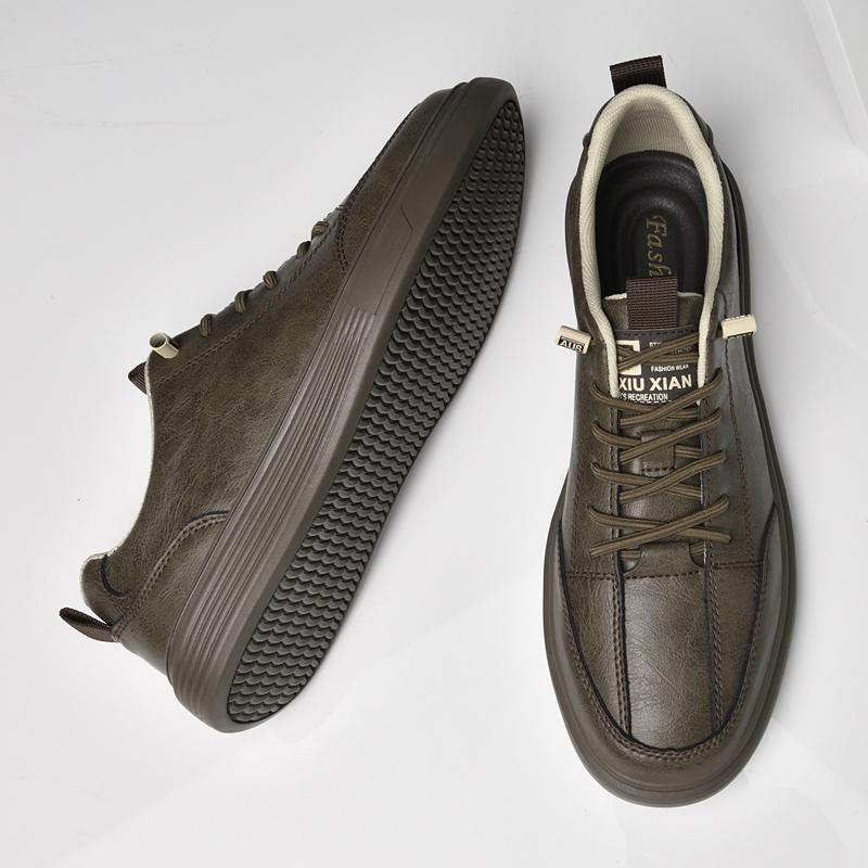 Äkta Läder Herr Casual Skor Andningsbara Promenadskor Ny Mode Körskor för Man Handgjorda Utomhus Oxford Skor