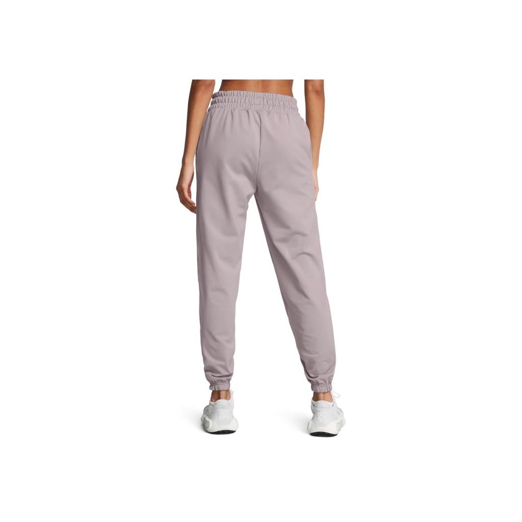 Under Armour Meridian Drawstring Cuffed Warm Knit Sports Pants Women bottoms Fatigue-Gray 1389520-015