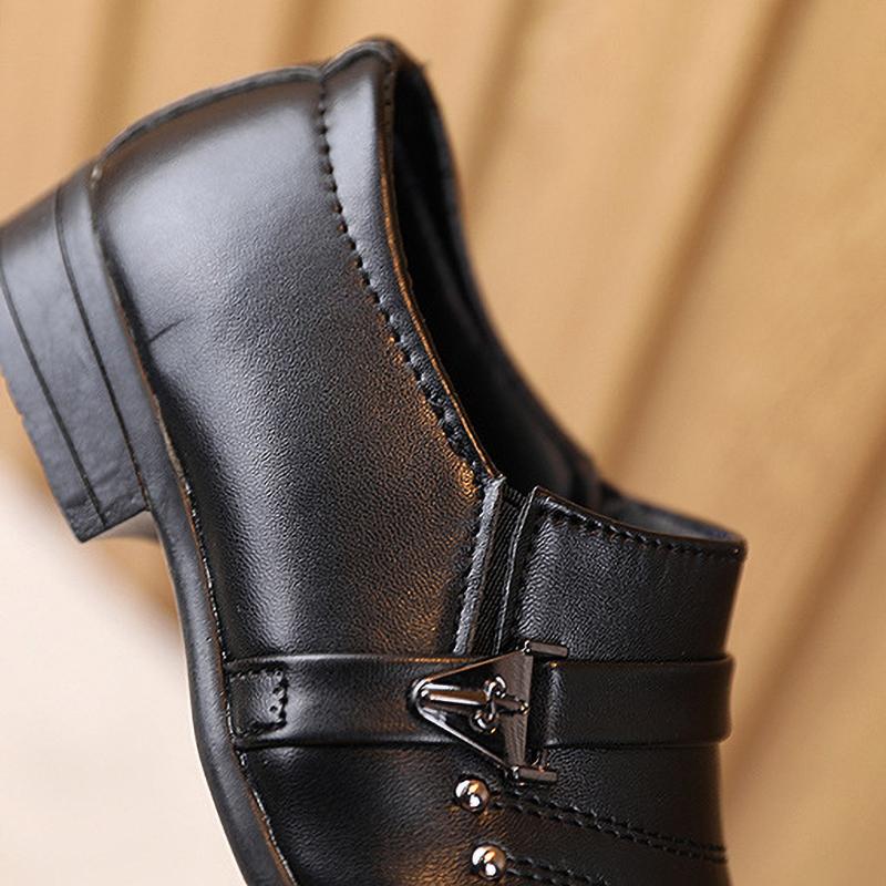 Scarpe Ragazzo Primavera Autunno Moda Casual Mocassini Bambini Versatili Bambini Formali Studenti Performance Scarpe Nere