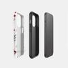 Double-layer Processed French Rose Floral MagSafe Magnetic Suction iPhone17 Mobile Phone Case Anti-drop Protective Case