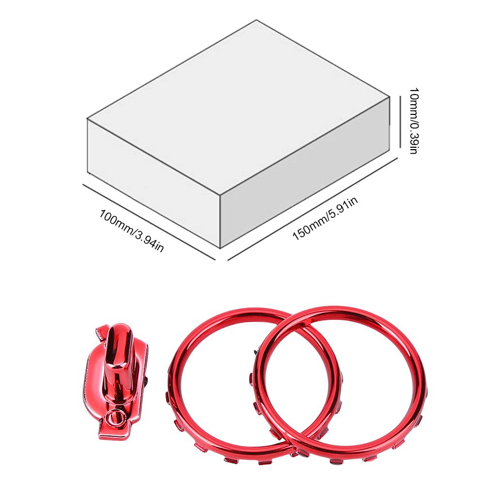 Accent Joystick Rings for Xbox One Elite Series 2 Replacement Accessories for Chrome Game Controller Thumbstick Accent Rings Kit