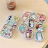 INS Korea Cute Character Cat Pop-socket Phone Griptok Holder For IPhone 17 Pro Max Samsung S26 Magnetic Foldable Stand Bracket