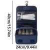 Portable Hanging Toiletry Bag for Business Trips Multi Layer Storage Large Capacity Skincare Makeup Bag