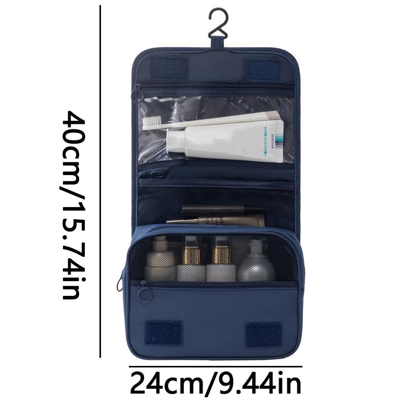 Portable Hanging Toiletry Bag for Business Trips Multi Layer Storage Large Capacity Skincare Makeup Bag