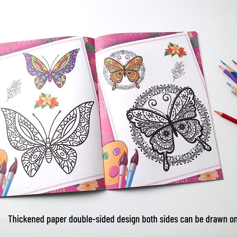 Malbuch für Kinder mit Tiermotiven in Aquarell: Grenzüberschreitendes Zeichnen für Feiertage & Schule