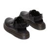 Dr. Martens Jorge Ii Leather Comfortable Casual Low-Top Mule Slippers Unisex Slippers Black 30868001