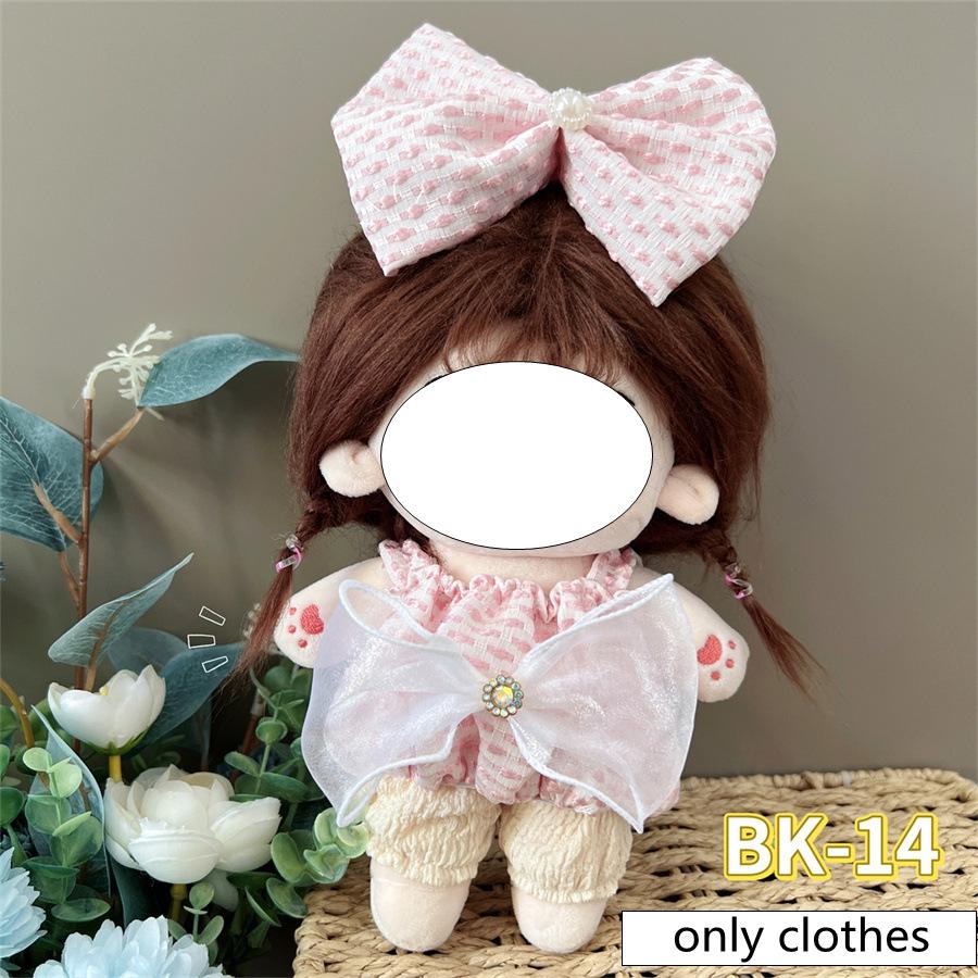 Cute Lovely Doll Clothes High Quality Cotton Doll Accessories Princess Dress Clothes For  20Cm Cotton Doll/Exo Idol Dolls Toys