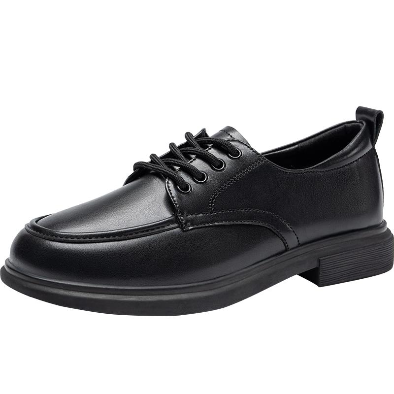 ZHR Women s Retro Chunky Heel Loafers 39