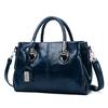 Vintage Braided Handle Leather Satchel Bag for Women - Large Capacity Crossbody Tote