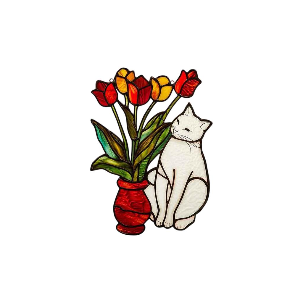 Ornamente Agățate Transparente - Ornamente Plate 2D din Plastic - Față Simplă 3,9 Inch Decorațiuni de Crăciun Pentru Pereți și Uși