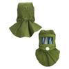 Masque Capuche de Sablage avec Fenêtre Transparente, Anti-Poussière Coupe-Vent pour Ponçage, Peinture & Travaux de Ciment