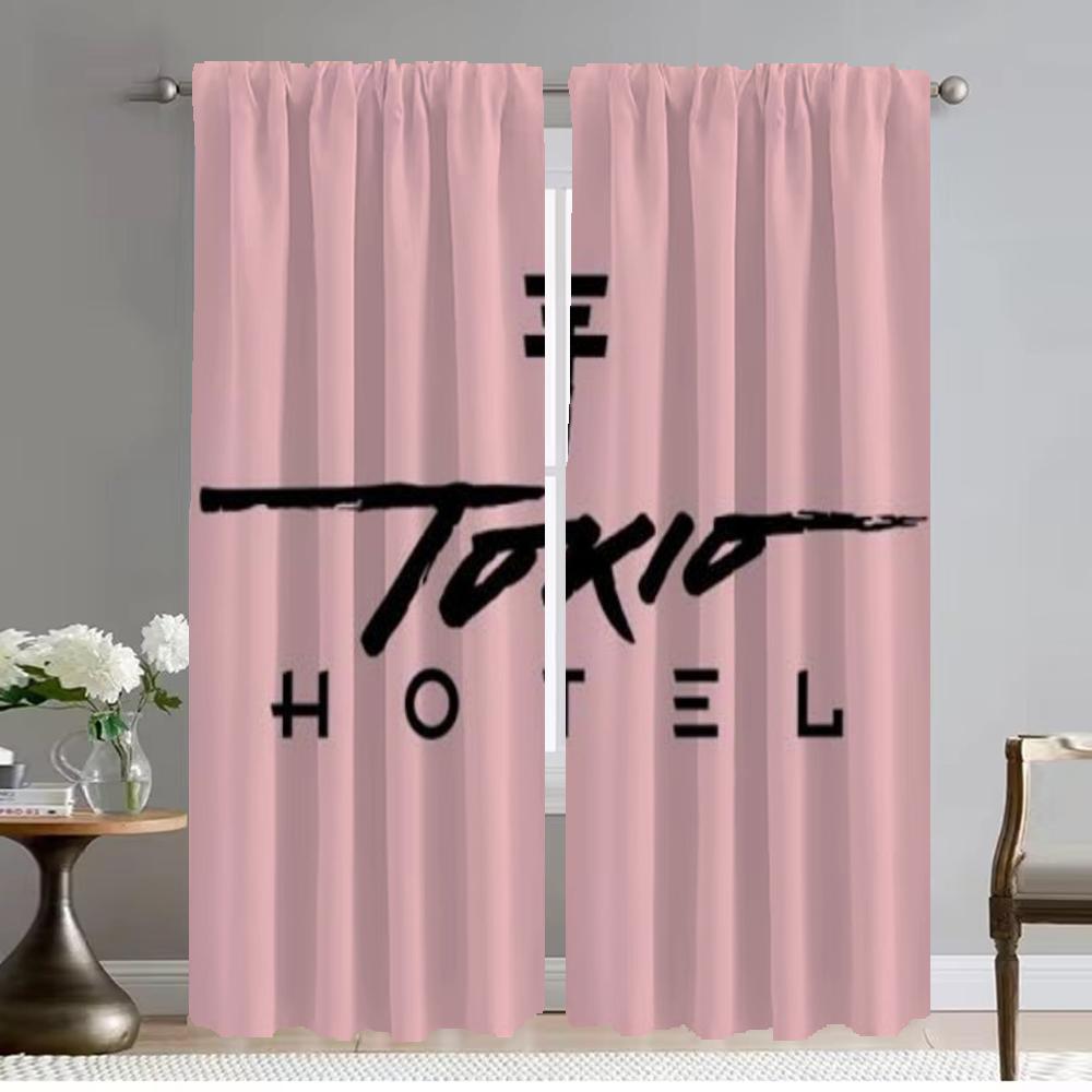 

Шторы Tokoi Anti-mosquito, 2 шт., шторы для детской комнаты, украшение на Хэллоуин, перегородка, занавеска на окно, тюль для спальни, жалюзи W50xH70cmx2pcs-CL