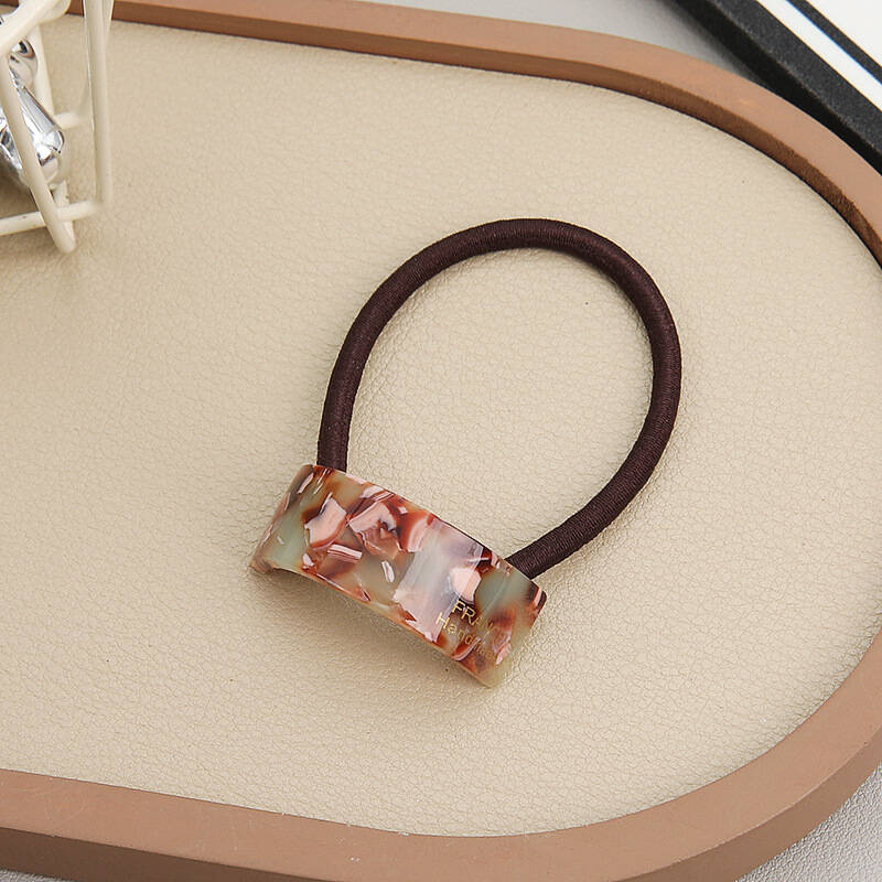 Korean Acetate Irregular Hair Ties Fashion Elastic Hair Bands Scrunchies Headbands For Women Ponytail Tie Ropes Hair Accessories