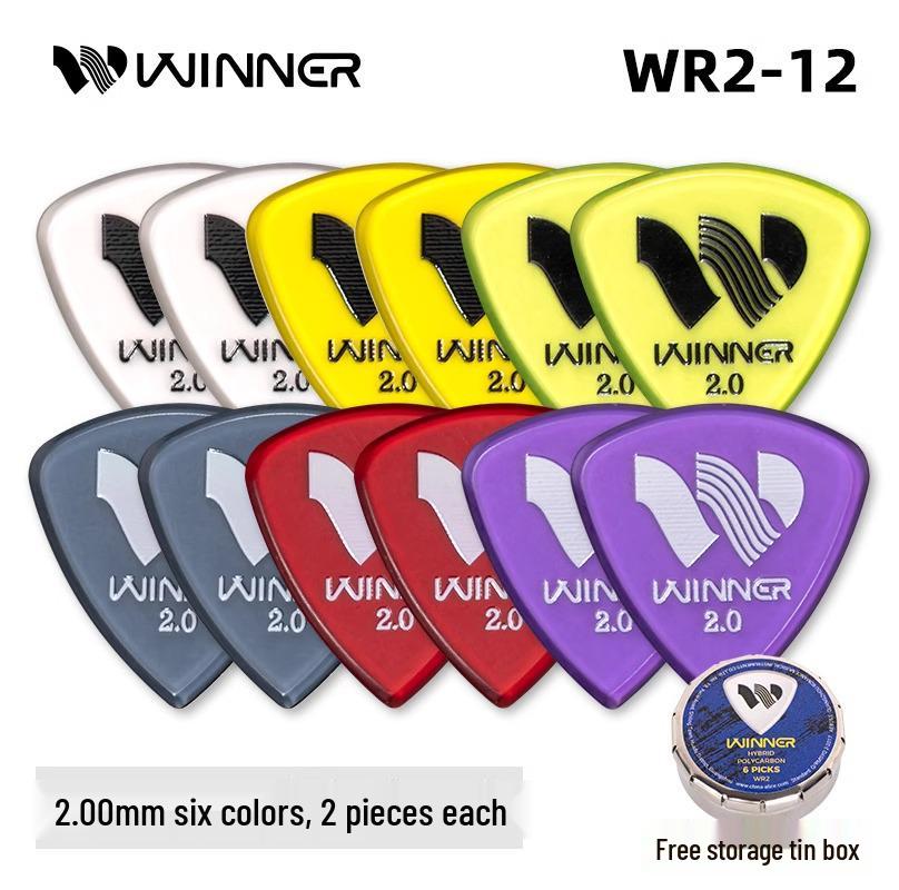 Winner Anti-Slip Frosted Large Triangle Bass Guitar Pick for Speed Strumming