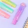 New Jelly Color Cat Paw Correction Rubber Retractable Portable Cat Paw Eraser No Residue Pencil Eraser Student Use
