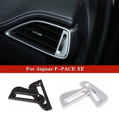 Car Styling Air Outlet Adjustment Switch Frame Decorative Trim Stickers Fit For Jaguar XE F-Pace Auto Interior Accessories