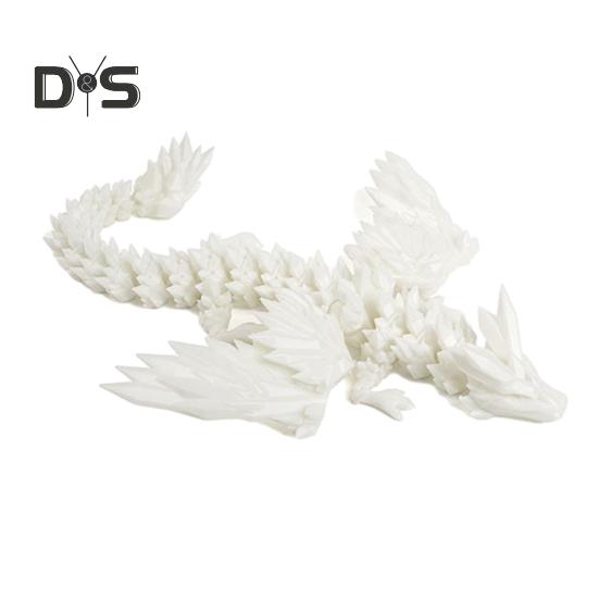 3D-gedruckte fliegende Drachenfigur, bewegliche Gelenke, chinesische Drachenfigur, artikuliertes geflügeltes Drachenmodell, Zappelspielzeug, Schreibtisch-Dekoration, Ornament
