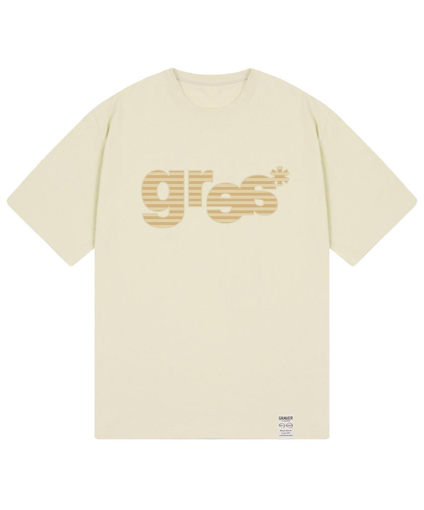 GRAVER [Unisex] Grae-S Stripe Short Sleeve T-Shirt_4 Colors