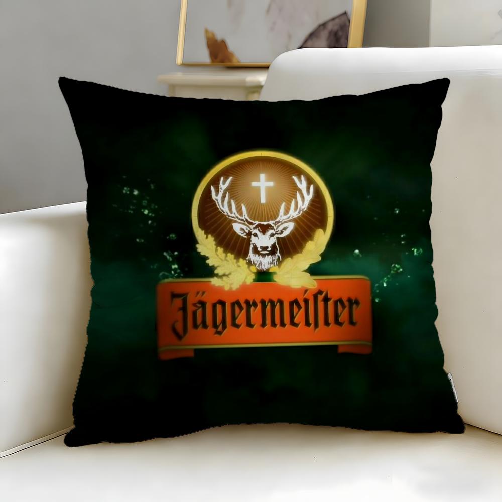 

Класичний бренд напоїв Jagermeister Наволочка М яка та Легка у Пранні Подушка – Універсальна для Дивана, Ліжка, Подорожей та Офісу 40cmx40cm