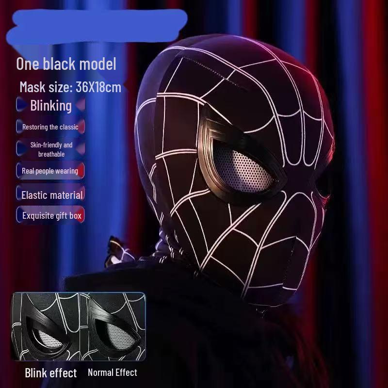 Luminous Blinking Venom Spider-Man Mask for Adults & Kids
