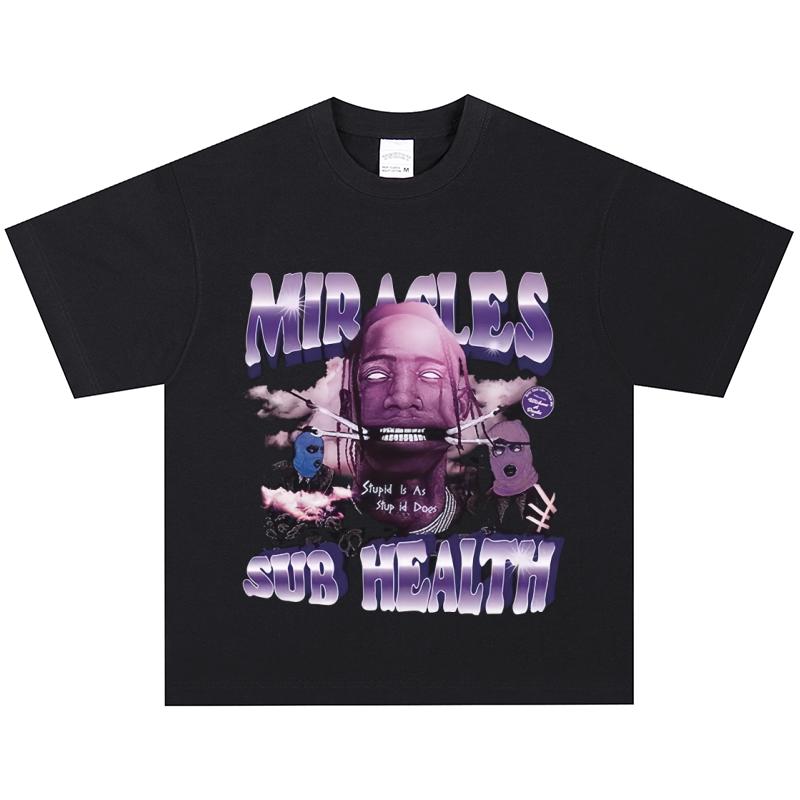 Футболка Travis Scott, Мягкая ткань, Повседневная XXXL