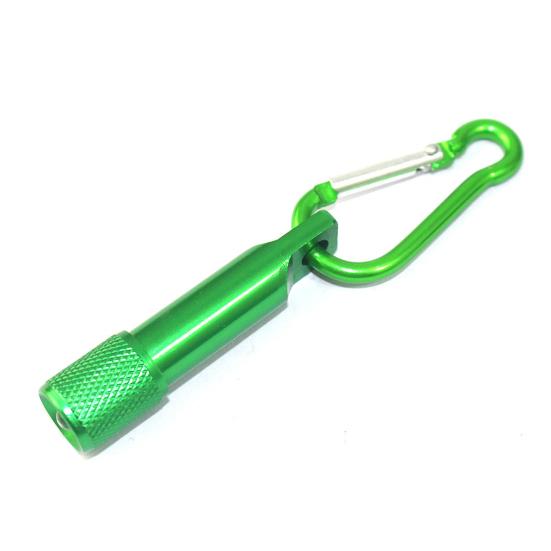 Outdoor Mini LED Flashlight Carabiner Clip Keychain Portable Sports Torch Latch Hooks
