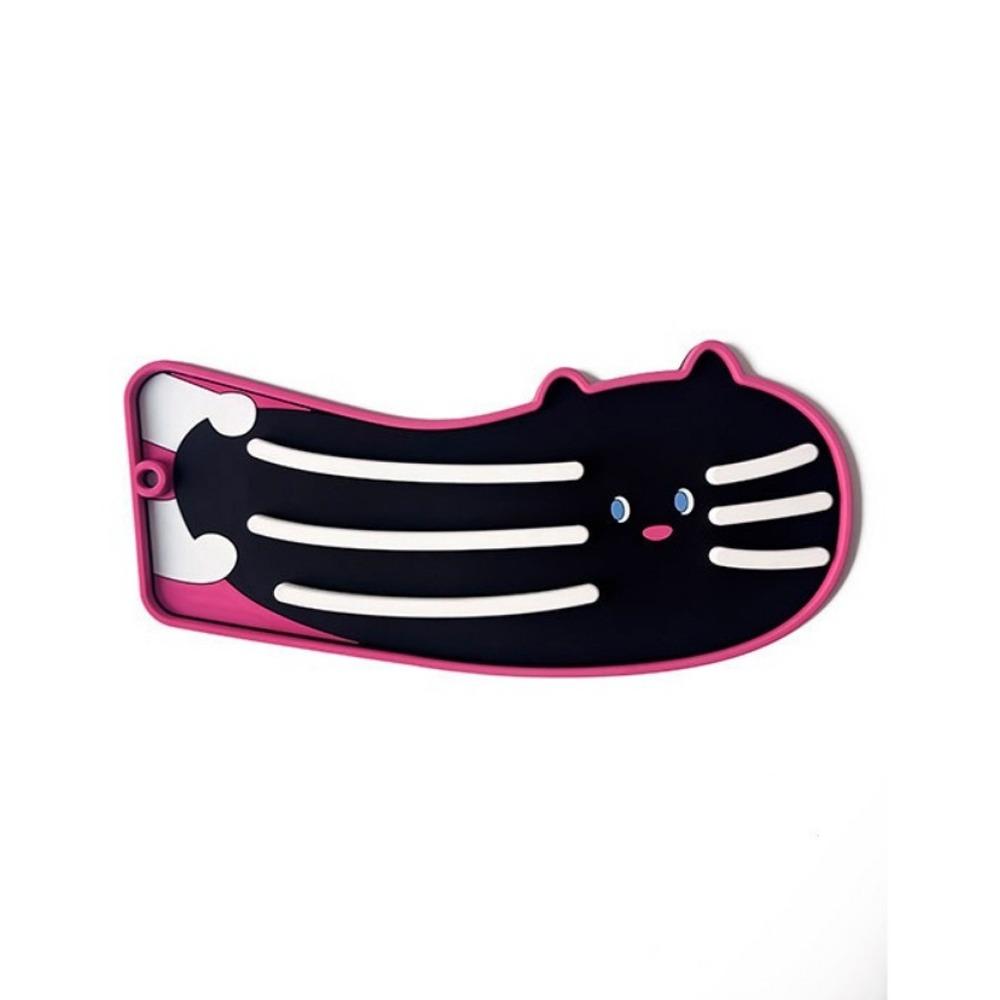 

Heat Insulation Cutting Board Holder Cartoon Pot Lid Mat Practical Spatula Storage Mat Stovetop