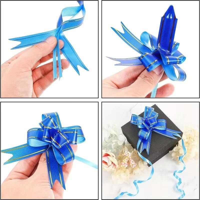 200PCS Colorful Gift Packaging Bow Party Birthday Mother's Day Halloween Christmas Decoration Bow Gift Decoration CDN