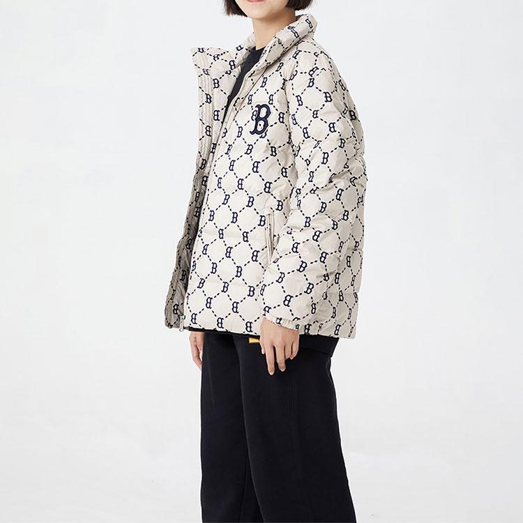 New MLB Boston Red Sox Down Jackets Unisex Beige 3ADJM0826-43BGL