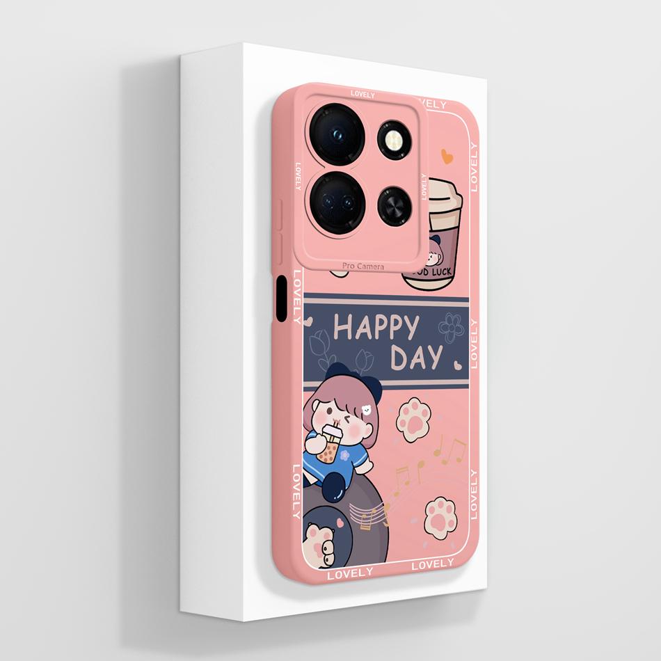 For Infinix Note 30 Pro 30i VIP Case Cute Panda Phone Back Cover For Infinix Note30 30Pro 30VIP Camera Protection Soft Fundas