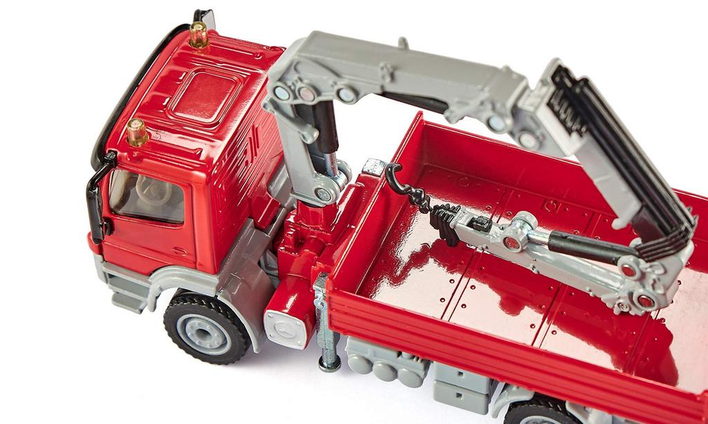 SIKU Atego Dump Truck with Crane Scale Model SK3534 Mercedes-Benz 1/50