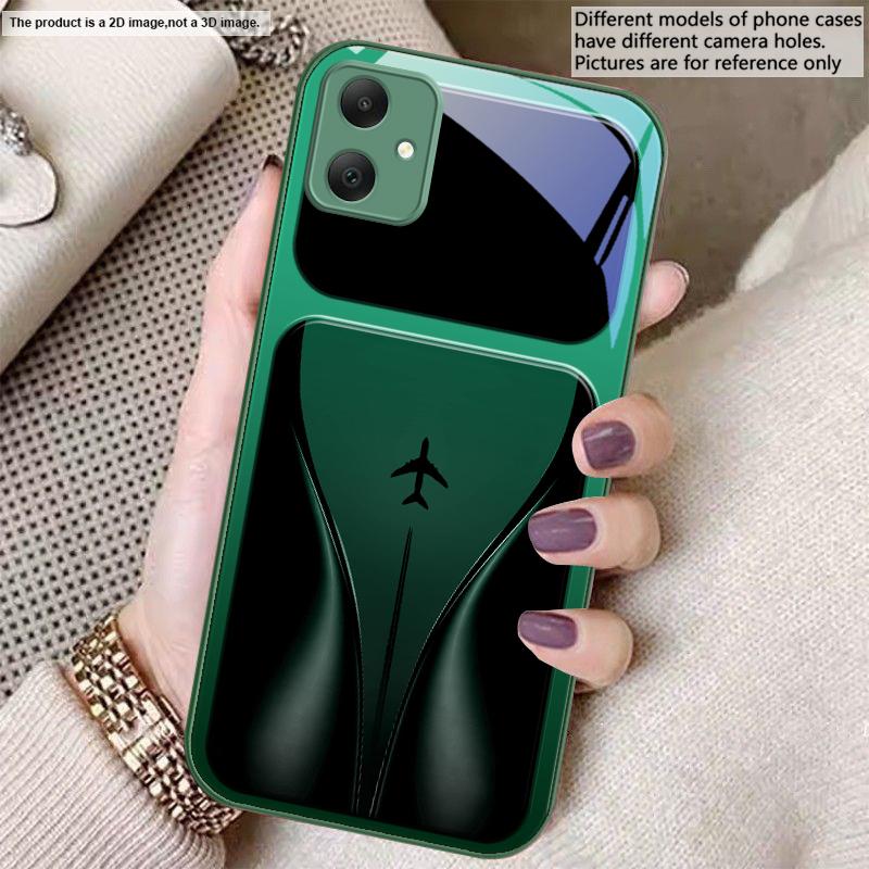 Aircraft In Gradual Flight For Samsung A01 02 03 Core 04 05 06 10 12 13 14 5G 15 16 M02 12 Note 8 9 10 20 Glass Ultra Phone Case