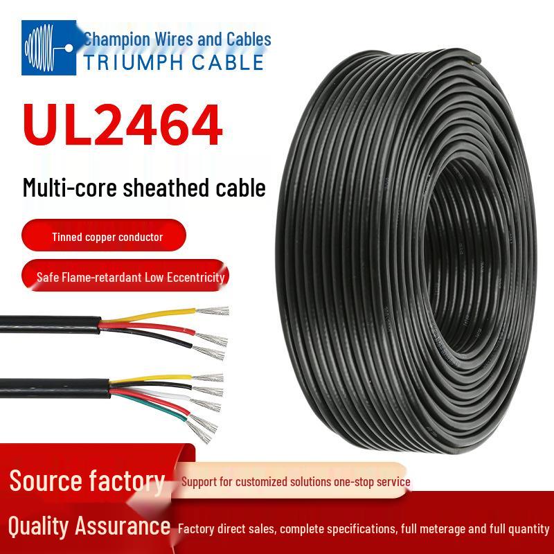 Castrol UL2464 Electronic Wire 18-24AWG, Two-Core Sheathed Power & Signal Cable