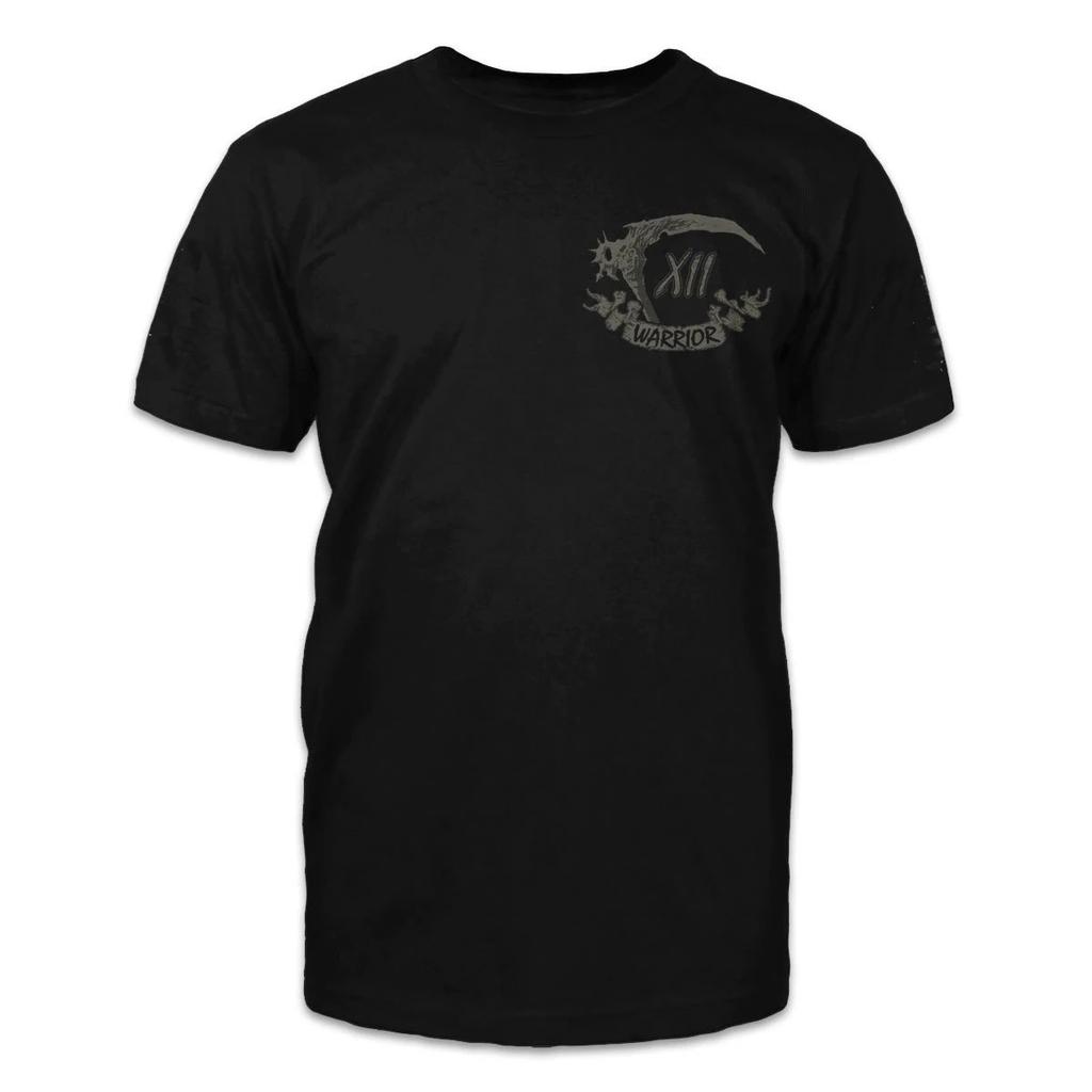 Fear The Reaper. Cool Design Grim Reaper Warrior T-Shirt. Summer Cotton Short Sleeve O-Neck Mens T Shirt New S-3XL
