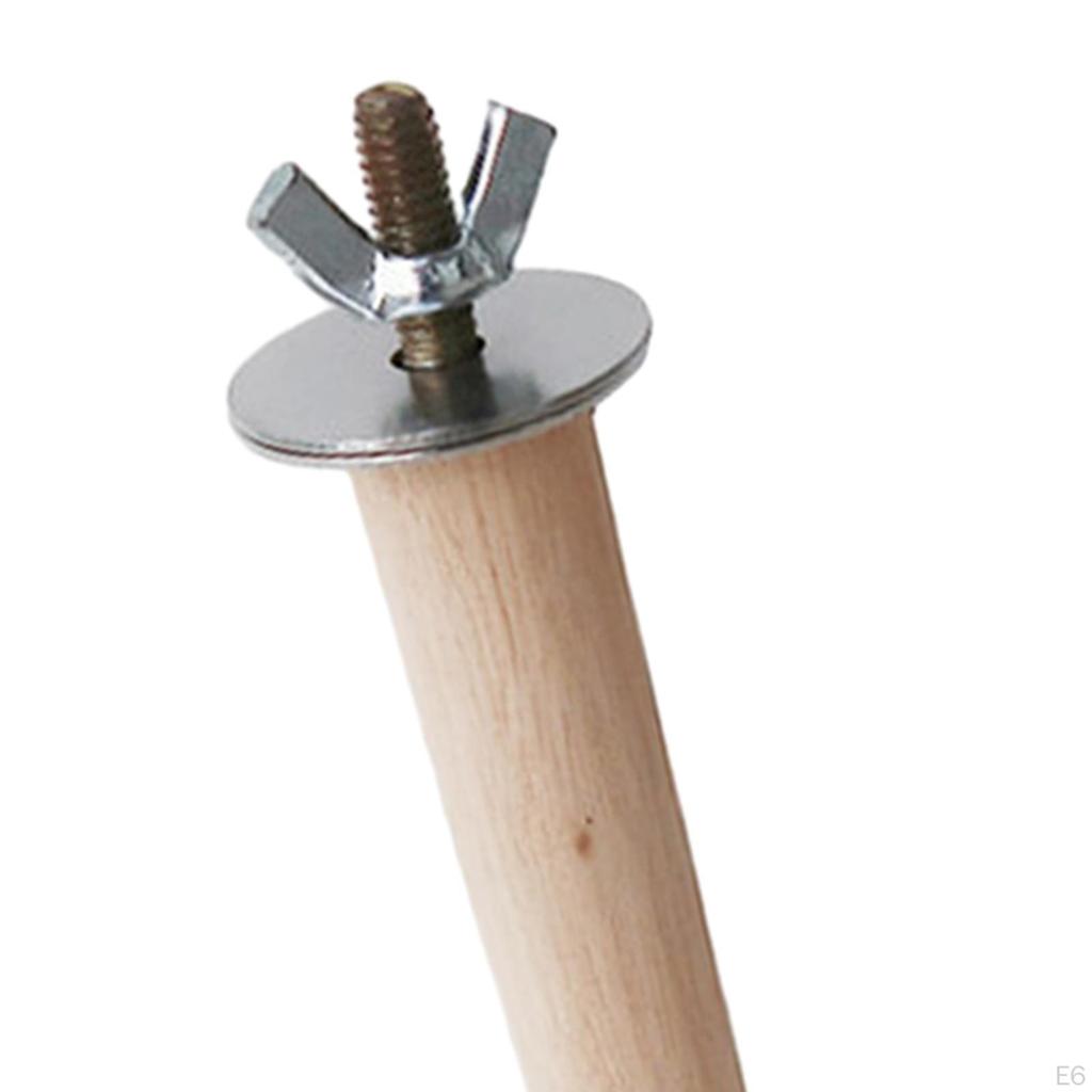 Birds Parrot Perch Bird Stands Wood Climbing Branches Station Pole Tabletop for Lovebirds