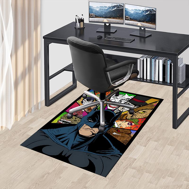 

Batman,Villains Office Carpet Chair Mats, Home Decor Dormitory Floor Protector With Anti-Skid Backing, Large Area Coverage, Christmas Decora 60cm by 90cm