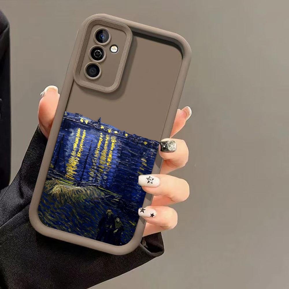 The S-Starry Night Art Cover Phone Case For HONOR 600 400 90 LITE 300 200 70 50 20 10I 9X 8X PRO DIY Case Shell Funda Capa Coque