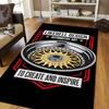 BBS Racing Mat Home Living Room Bedroom Decoration Kitchen Bathroom Anti Slip Entrance Carpet Balcony Flannel Floor Mat Gift