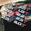 Auto 3D Metall 1.3T 1.4T 1.5T 2.0T 2.4T 2.8T 1.6T 1.8T 2.2T 2.5T 3.0T Logo TURBO Emblem Plakette Aufkleber Heckaufkleber Für Toyota Honda