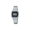 Casio YOUTH series - small metal squares, classic retro small silver blocks, LCD display, quartz movement, stainless steel strap, Japanese LA670WA-1D