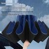 12-Rib Dual-Use Sun & Rain Umbrella for Men & Women - Large, UV Protection, Folding Double-Person Design