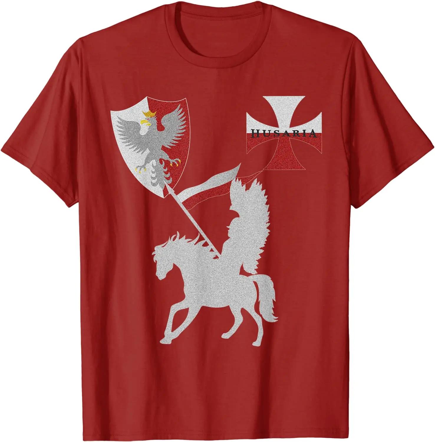 Hussar Warrior Polska Husaria Polish Winged Hussar Warrior TShirt Summer Cotton Short Sleeve ONeck Mens T Shirt New S3XL S