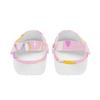 White Printed EVA Casual Clogs for Women Men Soft Sole Lightweight Breathable Slip On Sandals Slippers Summer Daily Leisure Shoes