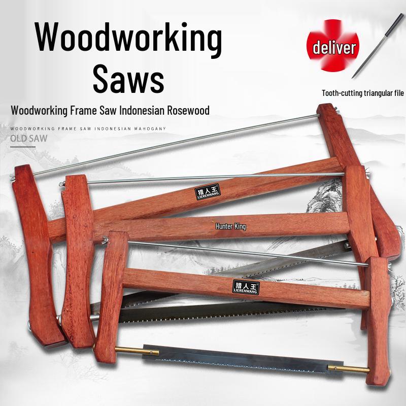Traditional Old-Fashioned Woodworking Handsaw Panel Saw