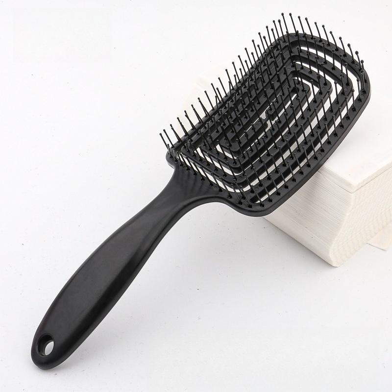 Back-shaped Mosquito Coil TT Comb Hair Styling Set, Straight Hair, Eight-claw Ribs Comb, Hollow Massage Comb