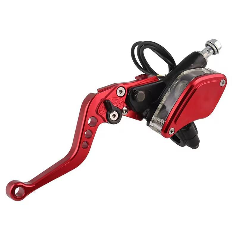 Elektrische Motorradmodifikation mit nicht-Brembo Bremssattel seitlich montiertem Druckgriff und faltbarer Hydraulikpumpe für HONDA