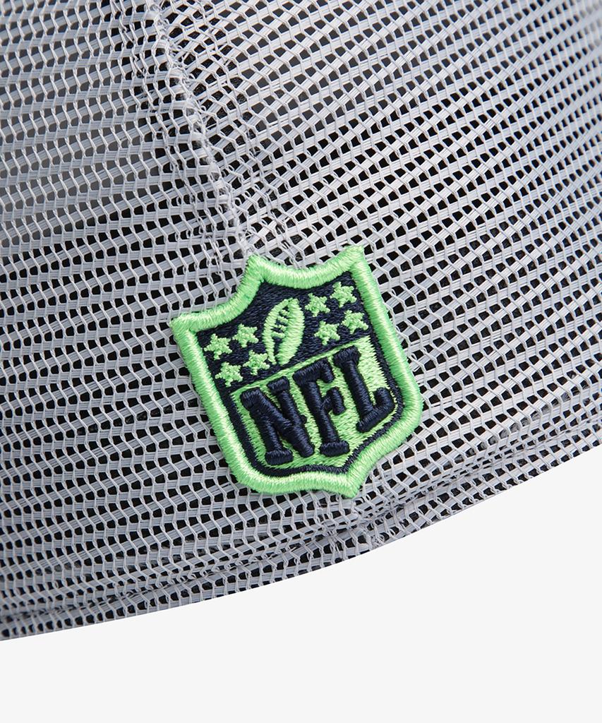 New Era Nfl Seattle Seahawks Basic Mesh Fitted Cap Ocean Blue/Dolphin Grey 15131683