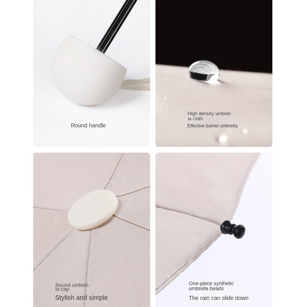 UPF50+ Sun Rain Umbrella Vinyl Travel Accessoreis New Pocket Parasol  for Outdoor