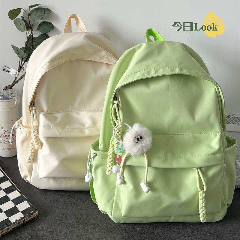 Aesthetic Backpack Dopamine Lightweight Korean Style School Bag for Middle High School Girls Travel Daypack