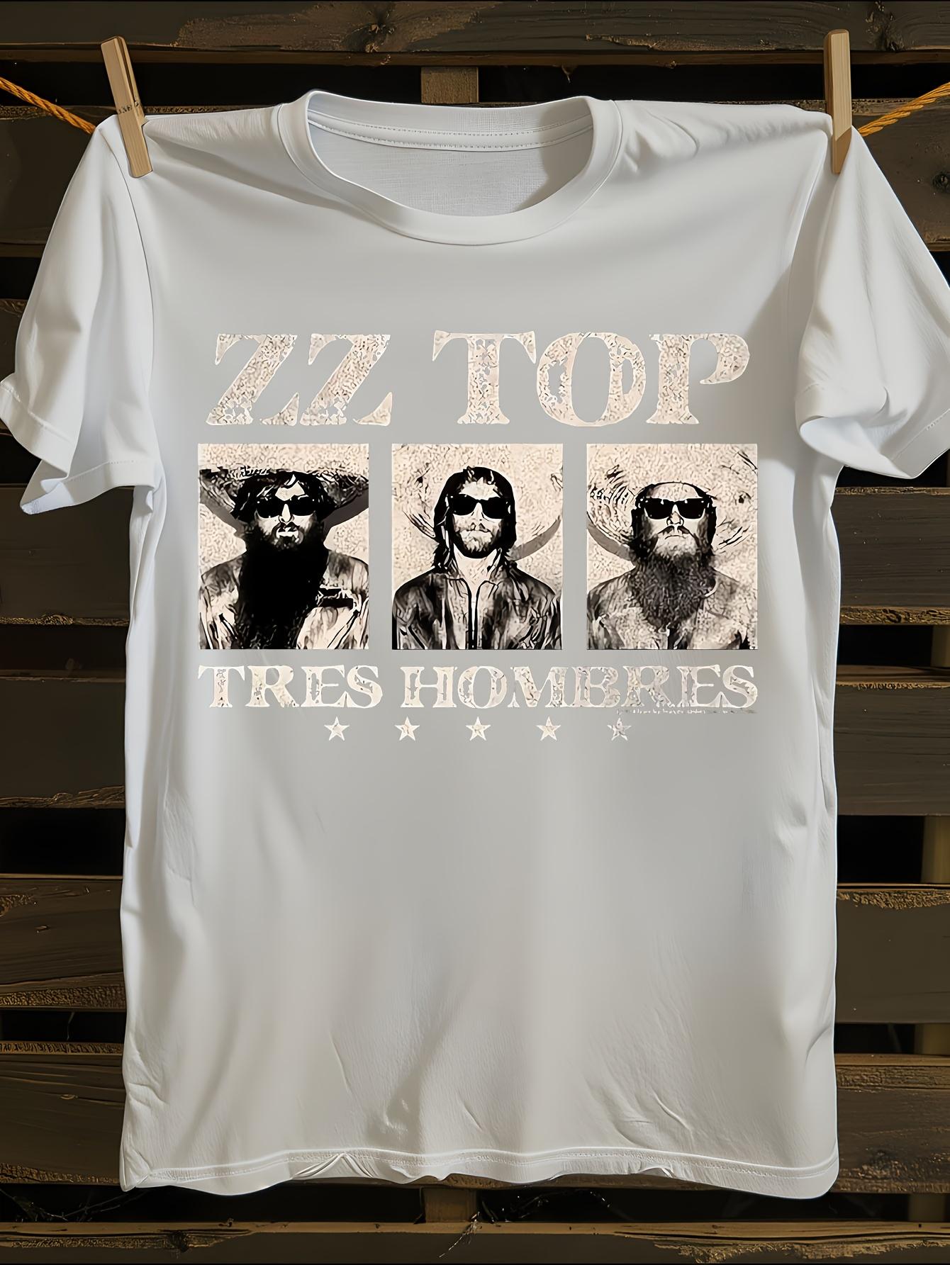 ZZ Top Tres Hombres Album Logo Tshirt S